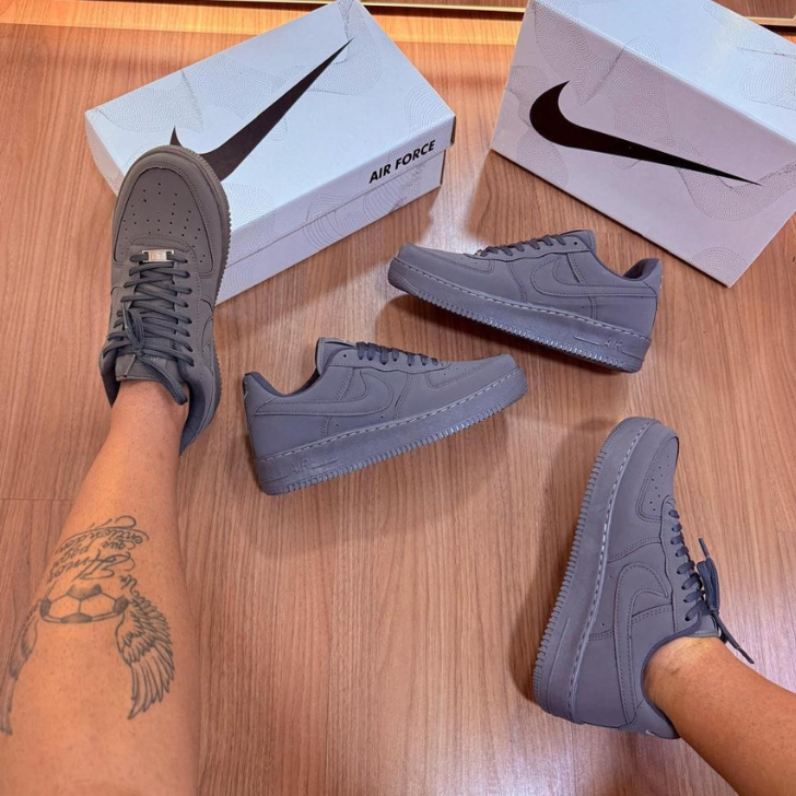 Tênis Nike Air Force F-1 Grafite