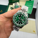 Relógio Rolex Submariner Pulseira de Aço Inoxidável Premium
