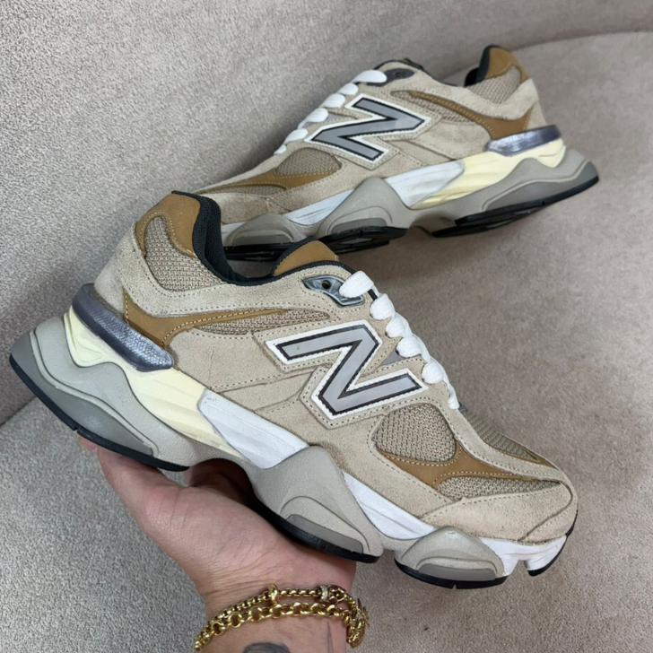 Tênis New Balance 9060 Bege/Castanho Masculino