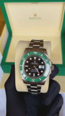 Relógio Rolex Submariner Pulseira de Aço Inoxidável Premium